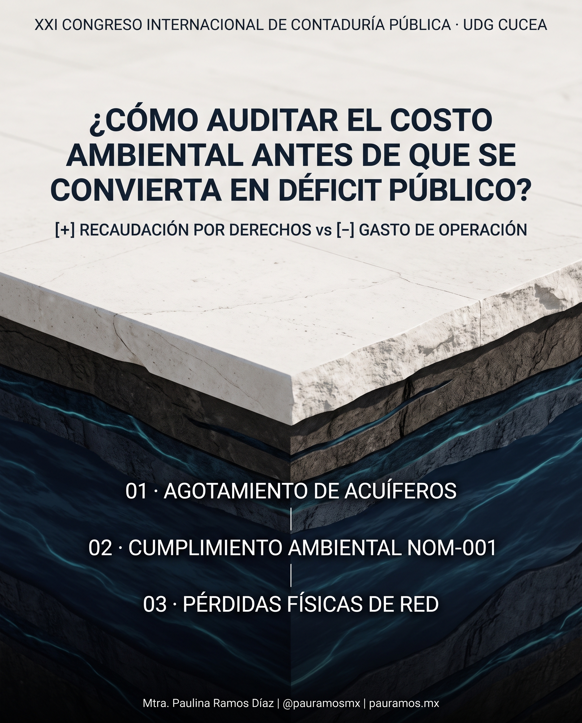 Contabilidad socioambiental y fiscalidad del agua en CDMX: De la inercia tarifaria a la auditoría del estrés freático